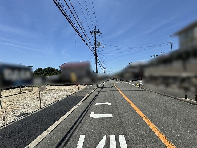 高槻市大和1丁目　新築一戸建　2号地 前面道路含む