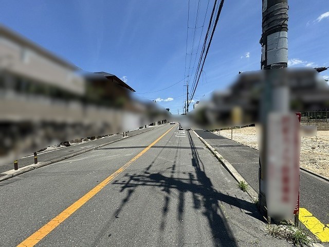 高槻市大和1丁目　新築一戸建　2号地 前面道路含む