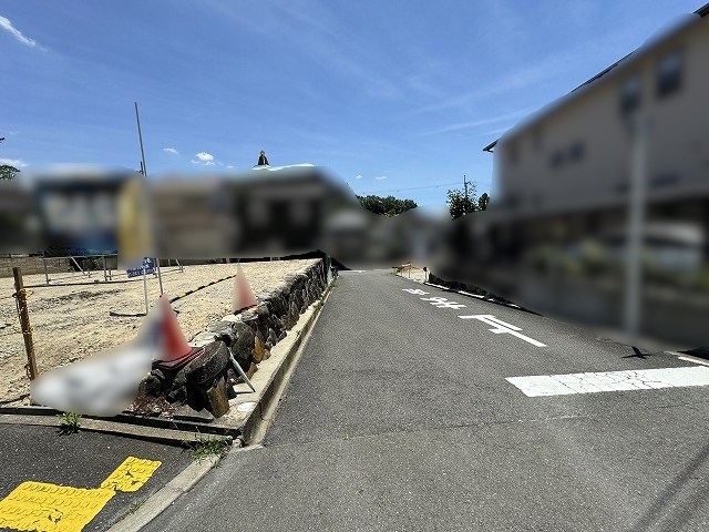 高槻市大和1丁目　新築一戸建　2号地 前面道路含む