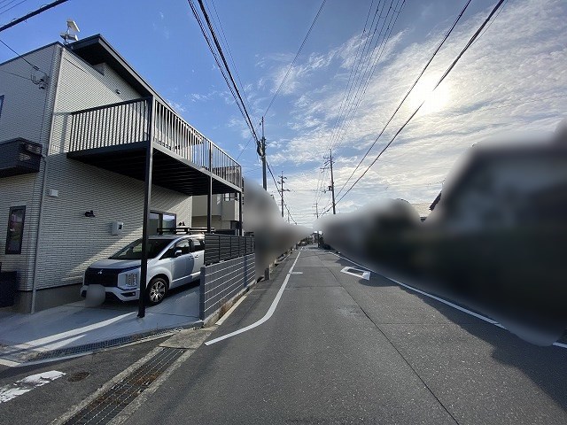 高槻市柳川町2丁目　中古一戸建 前面道路