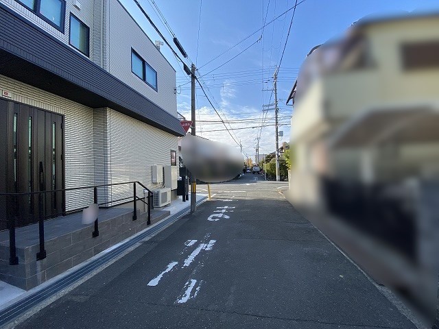 高槻市柳川町2丁目　中古一戸建 前面道路