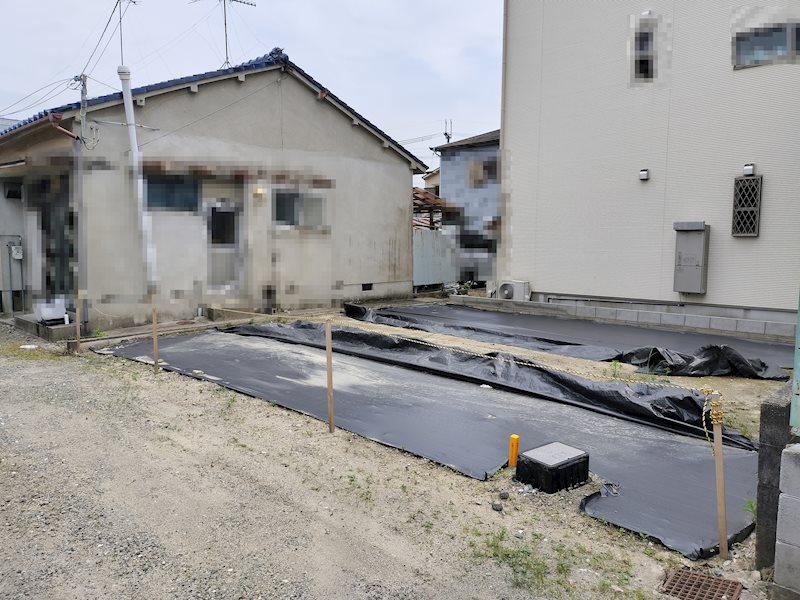 茨木市安威1丁目　建築条件付き土地 現地写真