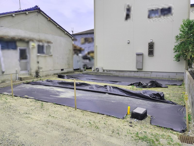 茨木市安威1丁目　建築条件付き土地 現地写真