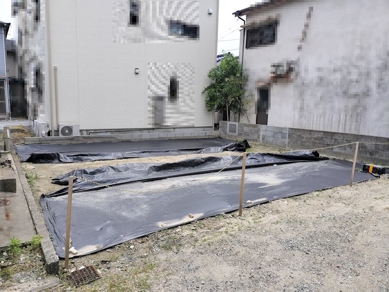 茨木市安威1丁目　建築条件付き土地 現地写真
