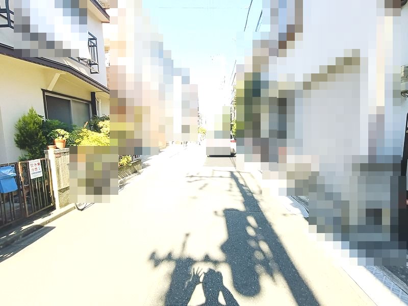 高槻市日向町 建築条件付売土地 現地写真（前面道路含む現地写真）