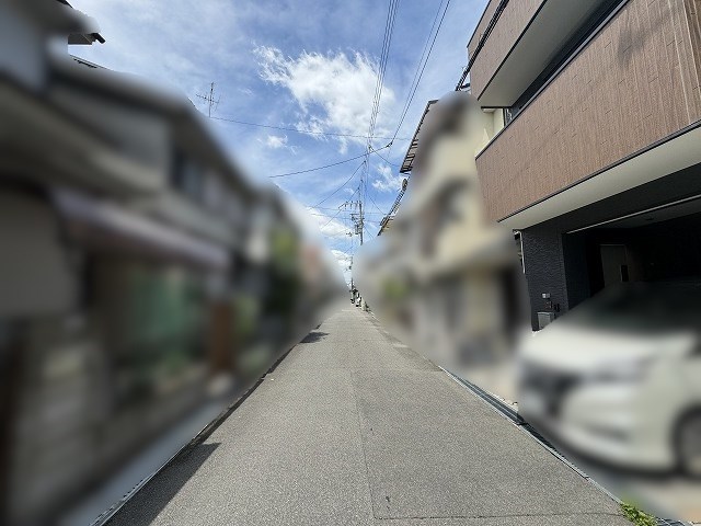 高槻市寿町3丁目　中古一戸建 前面道路含む