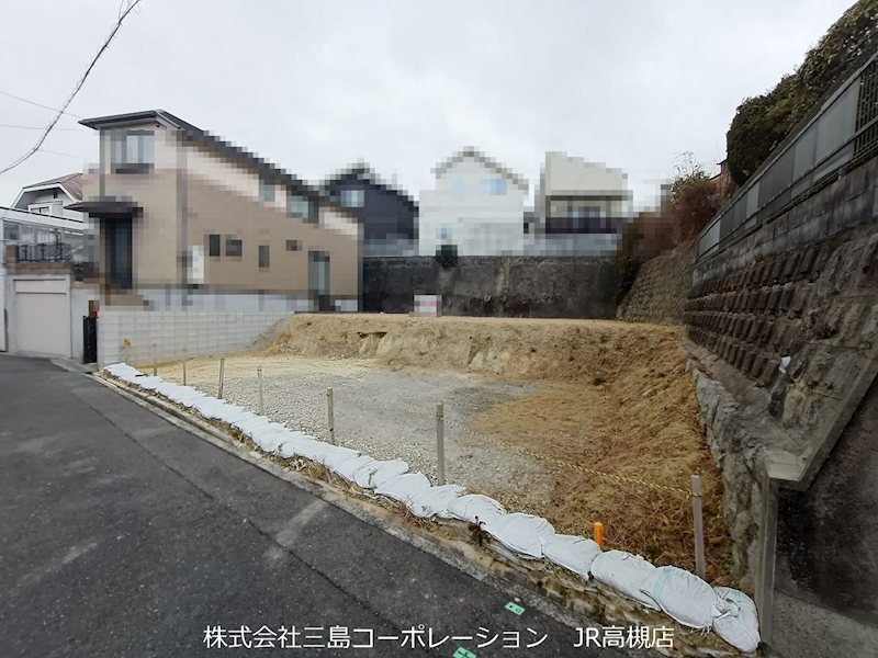 高槻市天神町2丁目　売土地2号地 現地写真（前面道路含む現地写真）