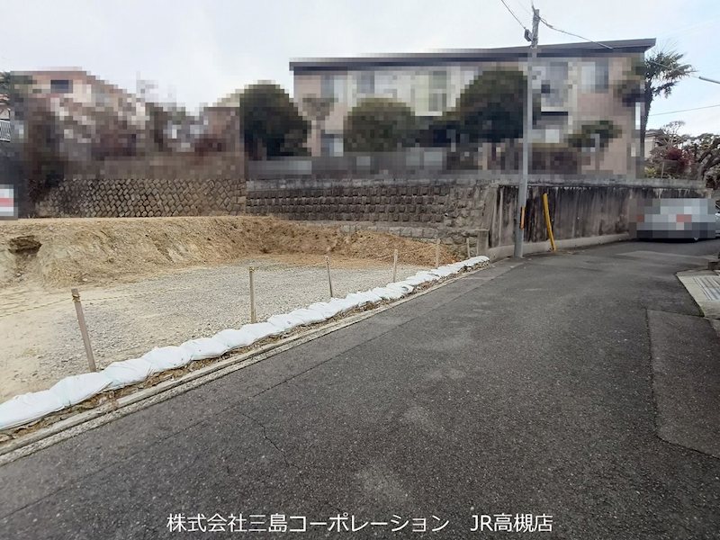 高槻市天神町2丁目　売土地2号地 現地写真（前面道路含む現地写真）