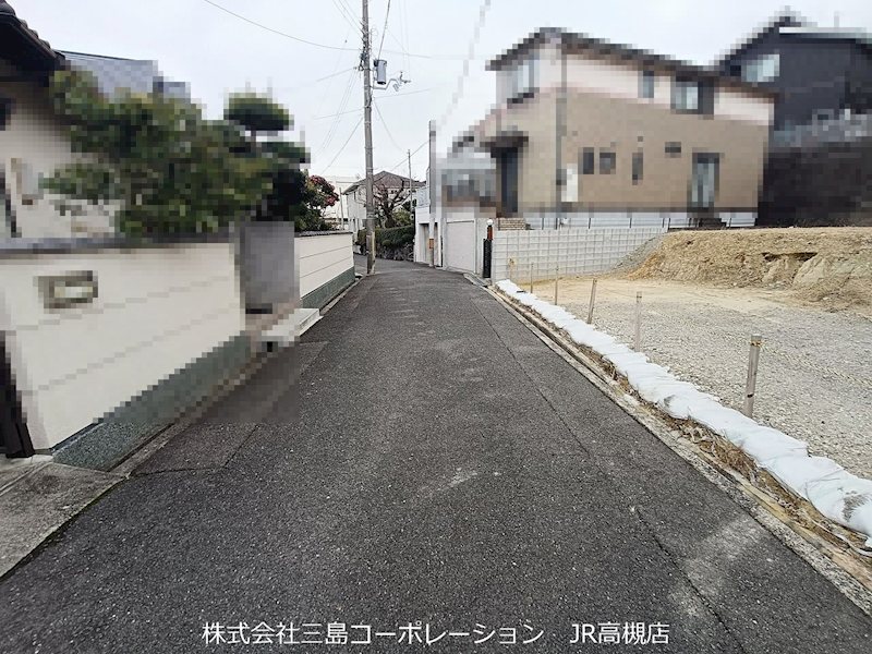 高槻市天神町2丁目　売土地2号地 現地写真（前面道路含む現地写真）