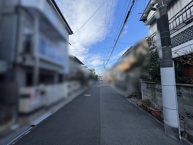 高槻市栄町2丁目　売土地 前面道路幅員　約5.0ｍ　前面道路接道　約7.2ｍ