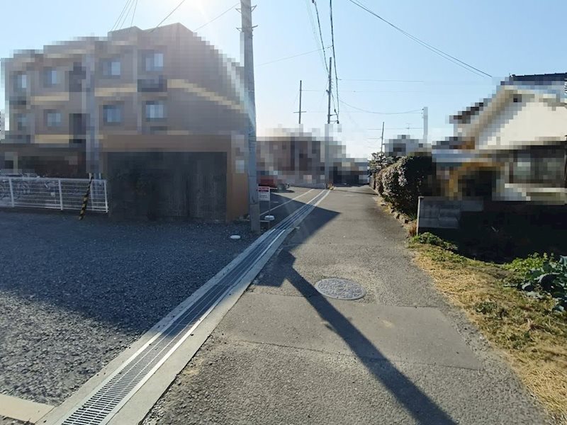茨木市西河原1丁目　売土地 現地写真（前面道路含む現地写真）