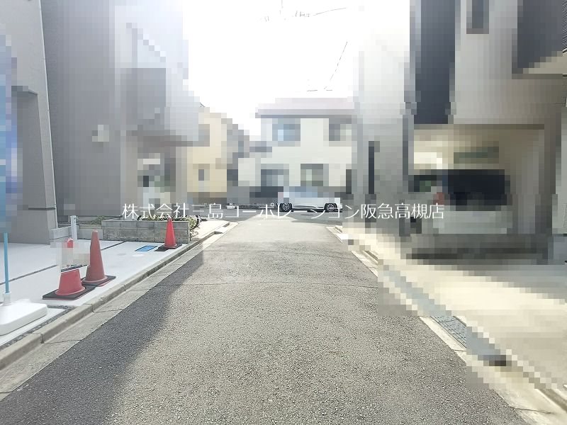 高槻市東五百住町2丁目　新築一戸建 現地写真（前面道路含む現地写真）