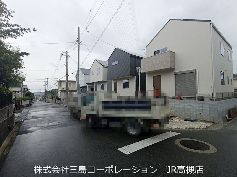高槻市安岡寺町2丁目　新築一戸建1号地 現地写真（前面道路含む現地写真）