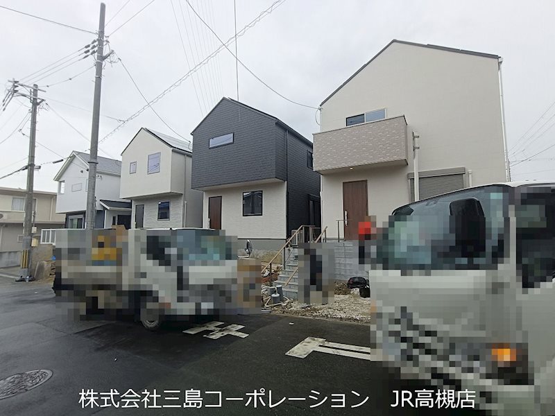 高槻市安岡寺町2丁目　新築一戸建1号地 現地写真（前面道路含む現地写真）