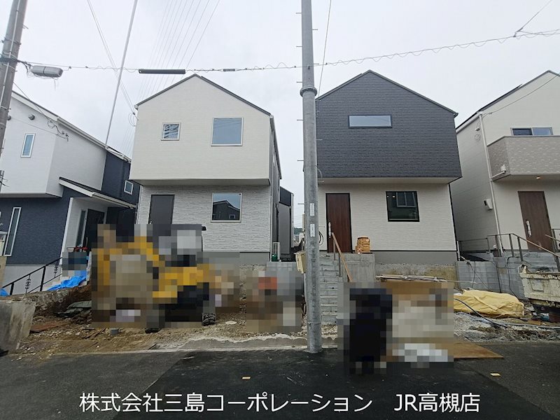 高槻市安岡寺町2丁目　新築一戸建3号地 現地写真（前面道路含む現地写真）