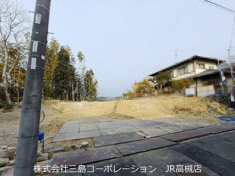 高槻市別所本町　新築一戸建2号地 現地写真（前面道路含む現地写真）