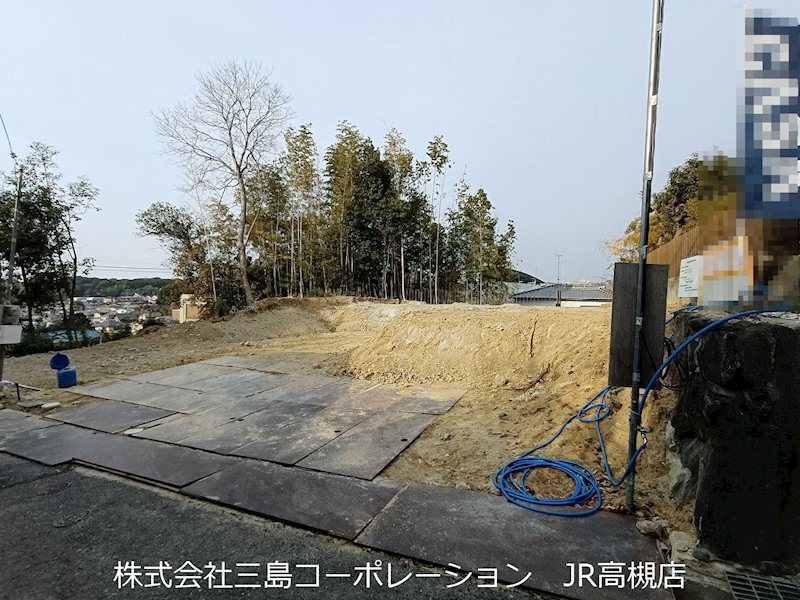 高槻市別所本町　新築一戸建2号地 現地写真（前面道路含む現地写真）
