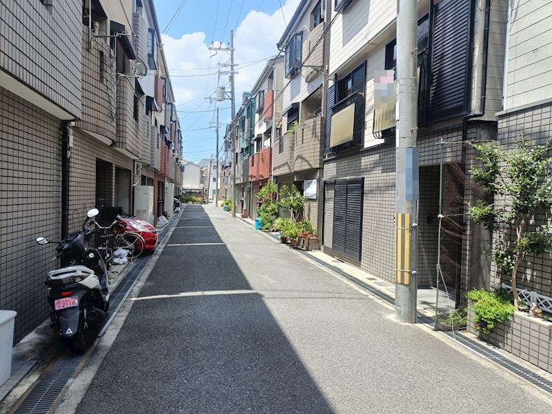 摂津市鳥飼野々３丁目　中古一戸建 現地写真（前面道路含む現地写真）