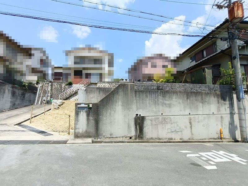 茨木市北春日丘3丁目　建築条件付土地 現地写真