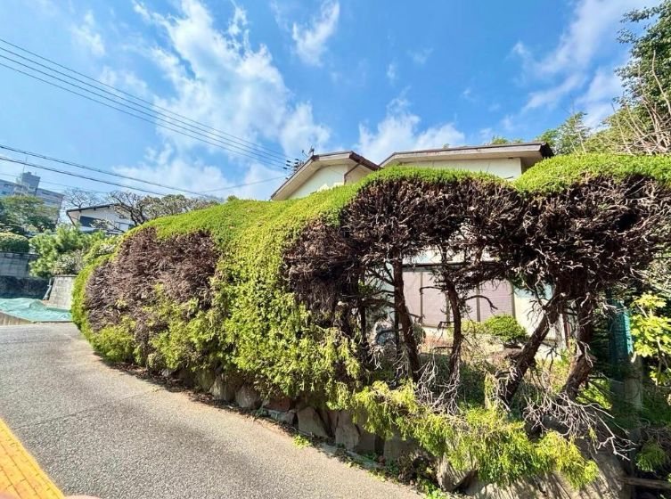 高槻市古曽部町1丁目　売土地 現地写真（前面道路含む現地写真）