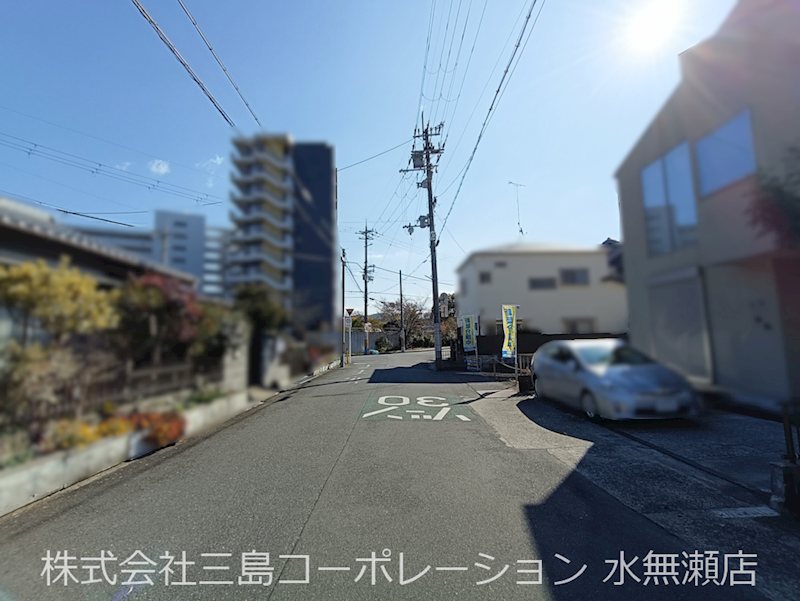 島本町東大寺1丁目 建築条件付土地 現地写真（前面道路含む現地写真）