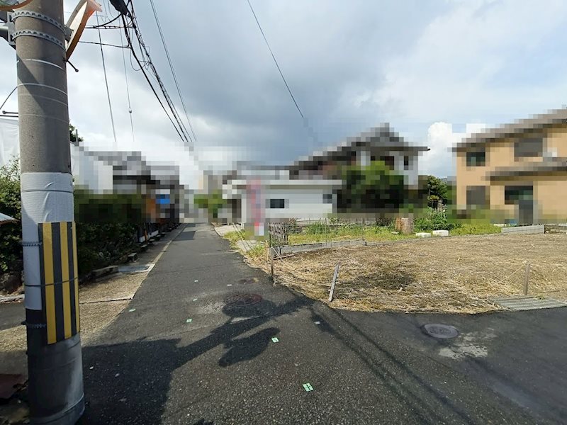 茨木市上穂積2丁目　売土地 現地写真（前面道路含む現地写真）