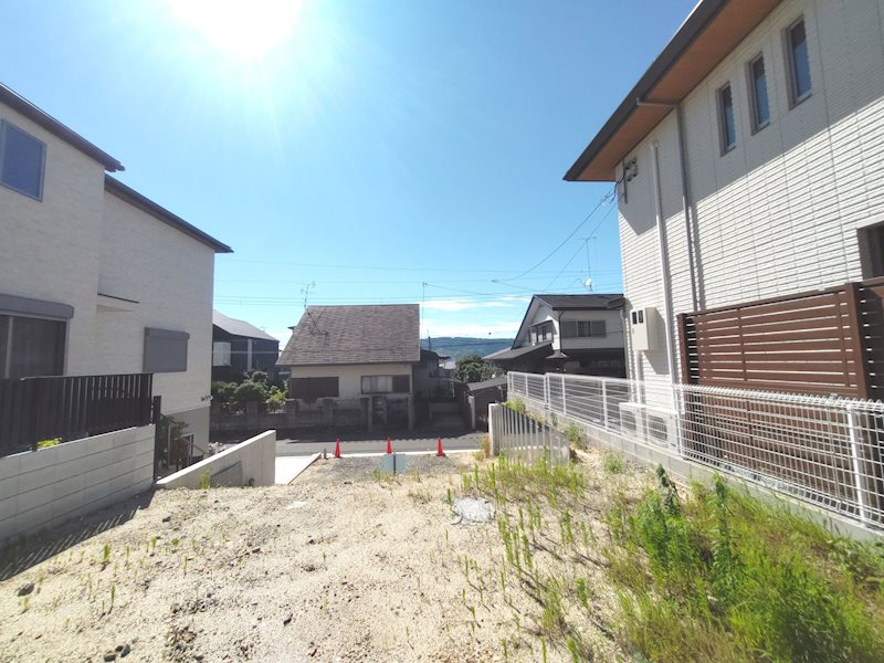 GRANDSELECT楠葉美咲三丁目　土地 敷地内東側から