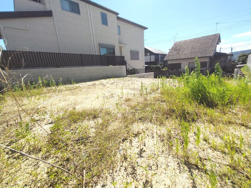 GRANDSELECT楠葉美咲三丁目　土地 敷地内東側から