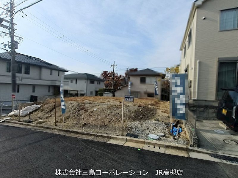 高槻市日吉台五番町　新築一戸建1号地 現地写真（前面道路含む現地写真）