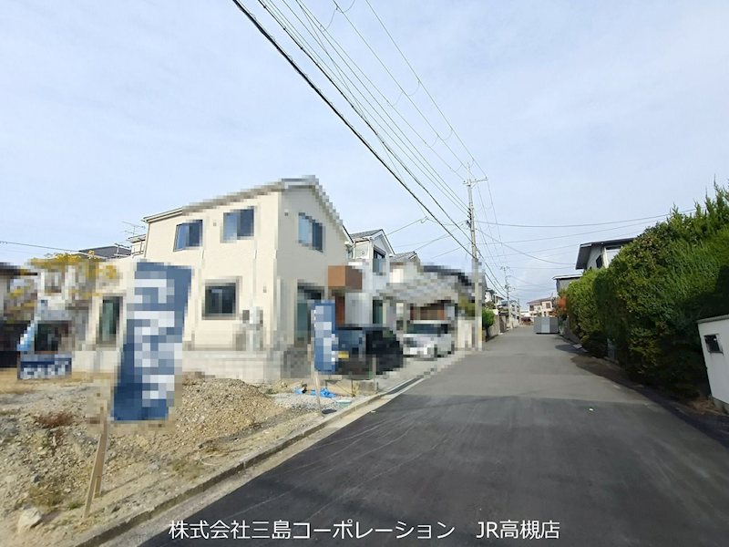 高槻市日吉台五番町　新築一戸建1号地 現地写真（前面道路含む現地写真）