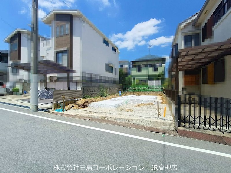 高槻市安岡寺町3丁目　新築一戸建 現地写真（前面道路含む現地写真）