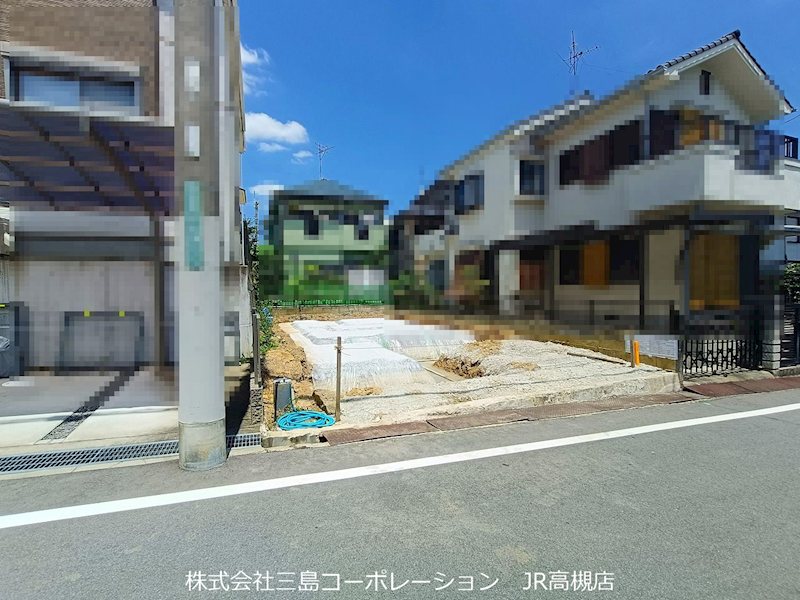 高槻市安岡寺町3丁目　新築一戸建 現地写真（前面道路含む現地写真）
