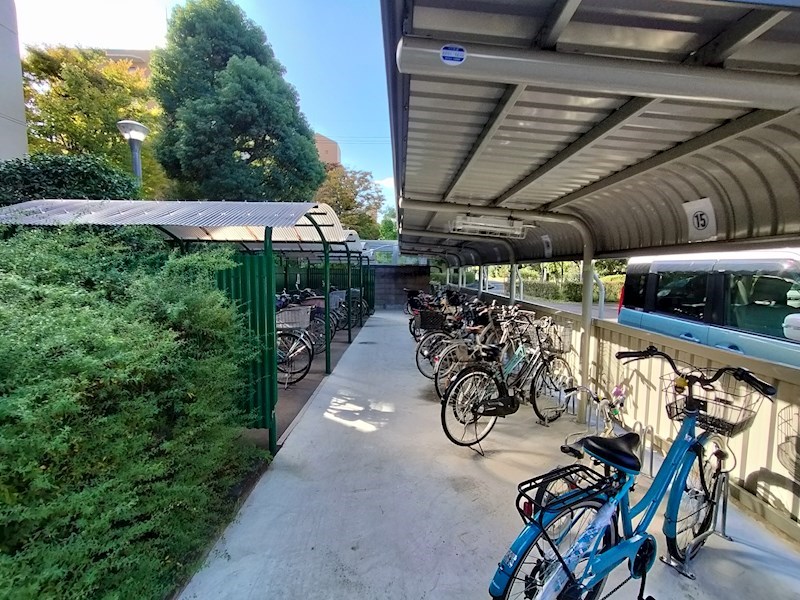 白川高層住宅11号棟 共用部写真（駐車場）