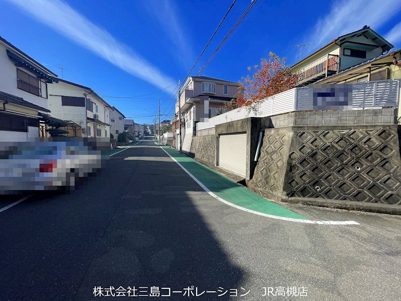 高槻市安岡寺町5丁目　新築一戸建2号地 現地写真（前面道路含む現地写真）