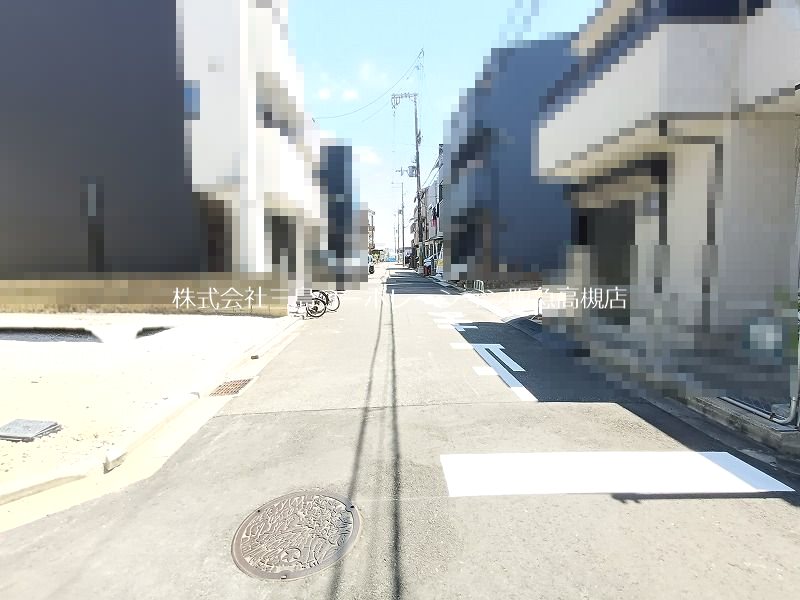 高槻市柱本6丁目　売土地 現地写真（前面道路含む現地写真）