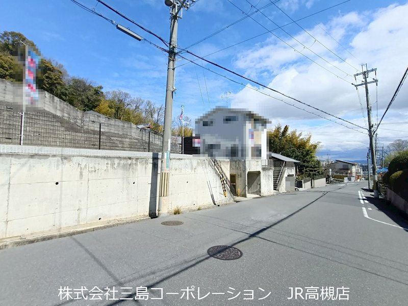高槻市奥天神町1丁目　売土地 現地写真（前面道路含む現地写真）