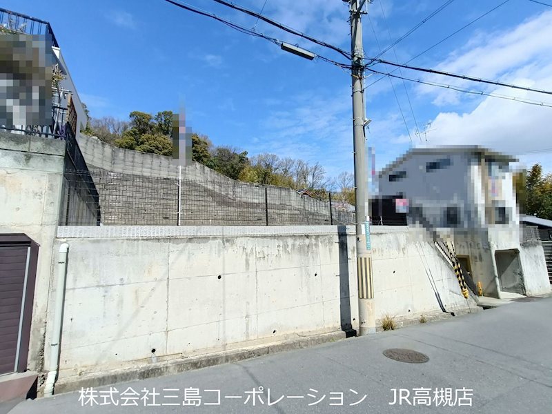 高槻市奥天神町1丁目　売土地 現地写真（前面道路含む現地写真）