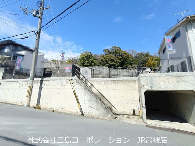 高槻市奥天神町1丁目　売土地 現地写真（前面道路含む現地写真）