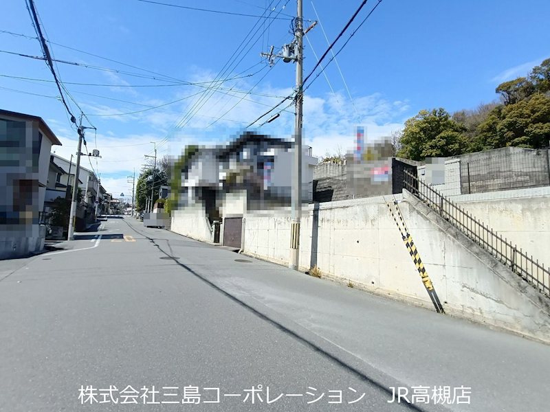 高槻市奥天神町1丁目　売土地 現地写真（前面道路含む現地写真）