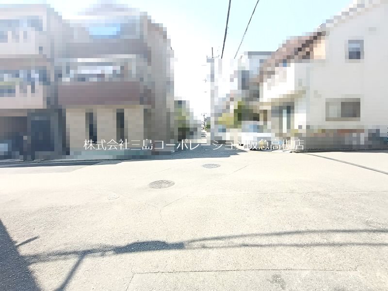 高槻市野田4丁目　新築一戸建 現地写真（前面道路含む現地写真）