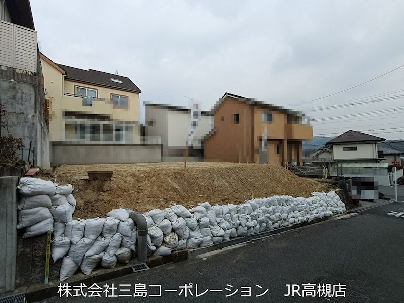 高槻市奥天神町2丁目　売土地 現地写真（前面道路含む現地写真）