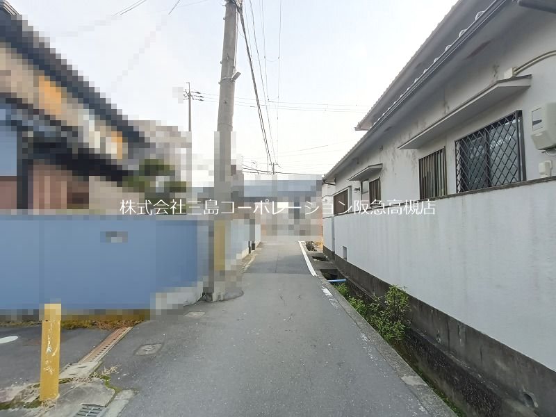 高槻市唐崎中1丁目　売土地 現地写真（前面道路含む現地写真）