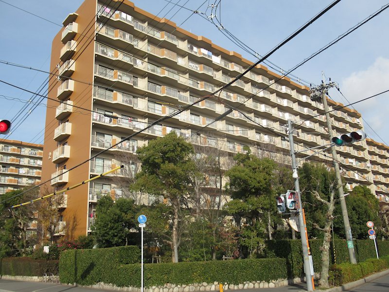 白川高層住宅2号棟 現地写真