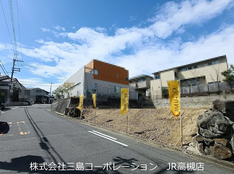 高槻市日吉台七番町　建築条件付売土地B号地 現地写真（前面道路含む現地写真）