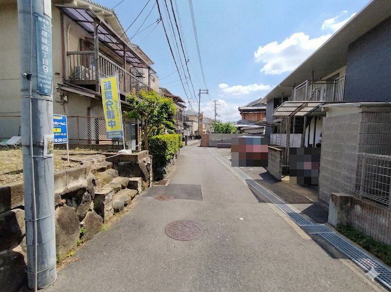 大阪府茨木市上穂積４丁目9番35号付近 現地写真（前面道路含む現地写真）