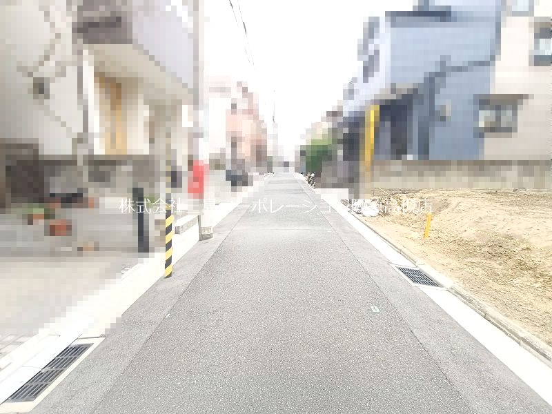高槻市辻子3丁目　建築条件付売土地 現地写真（前面道路含む現地写真）