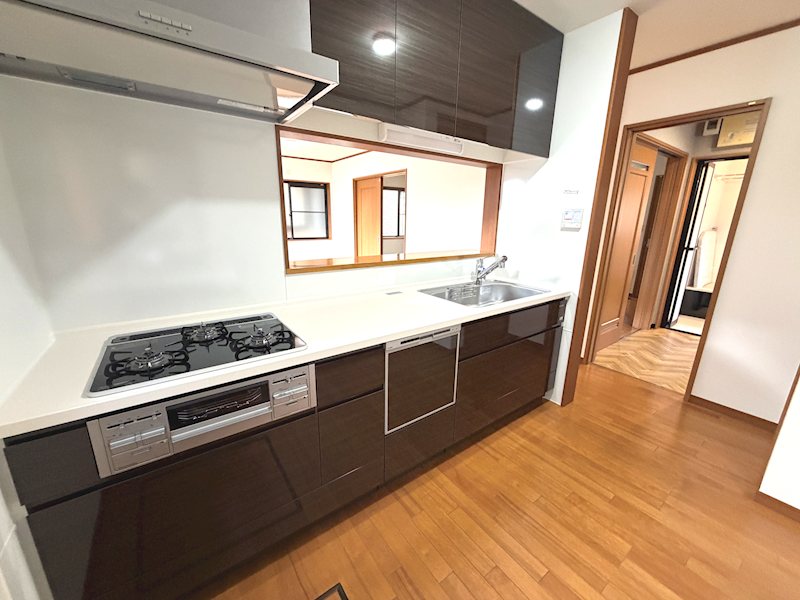 東山1丁目一戸建再生既存住宅 食洗器付きシステムキッチン新調