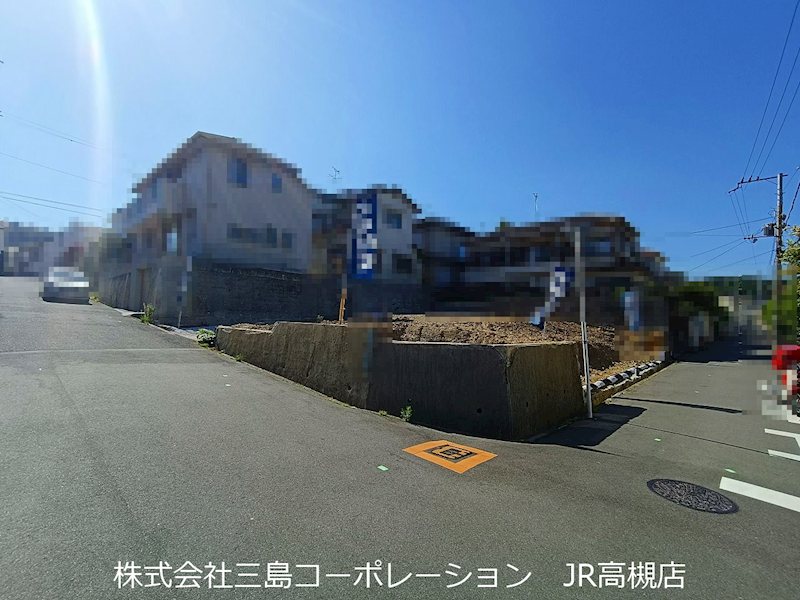 高槻市安岡寺町5丁目　売土地1号地 現地写真（前面道路含む現地写真）
