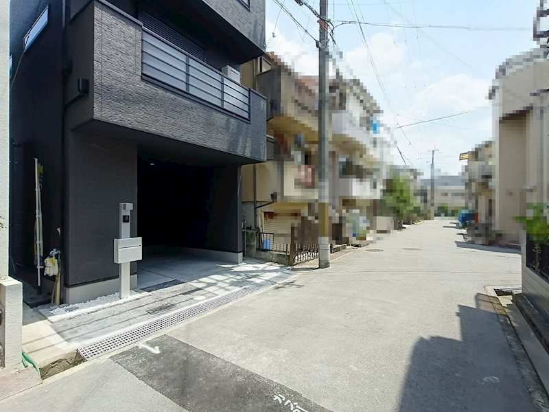 高槻市安満西の町　新築一戸建 交通量の少ない閑静な住宅地