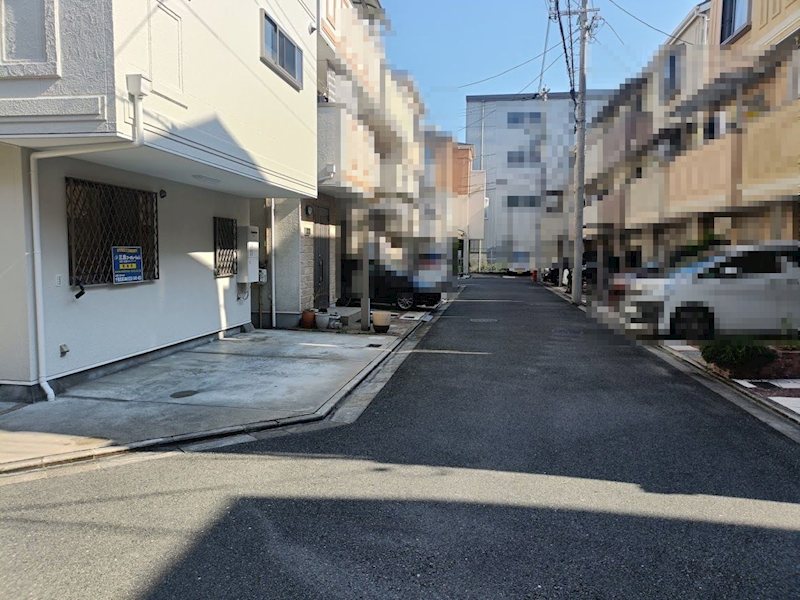 摂津市東別府一丁目　中古一戸建 現地写真（前面道路含む現地写真）